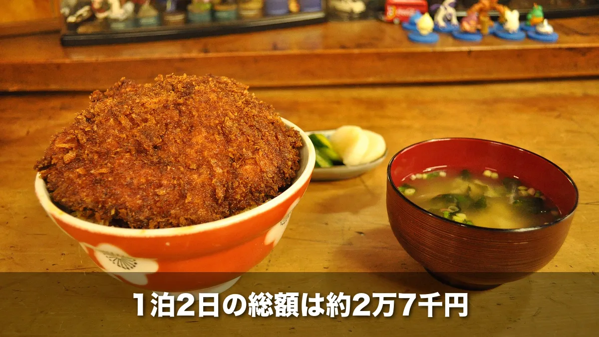 秩父名物のわらじかつ丼