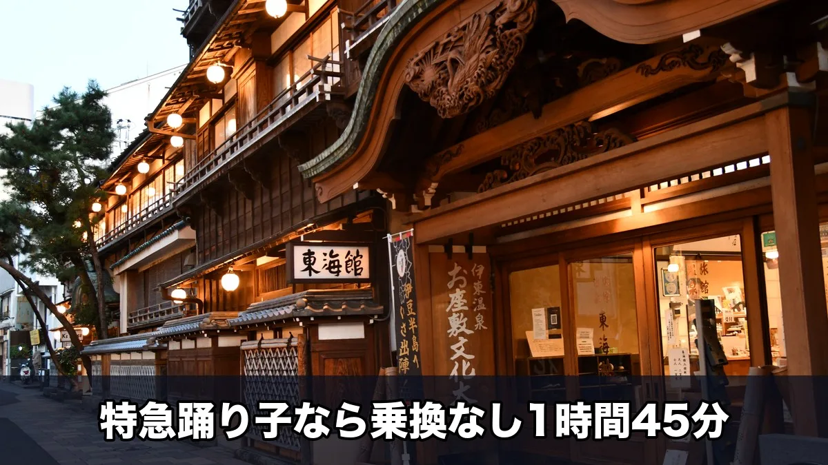 東海館の外観(夜)