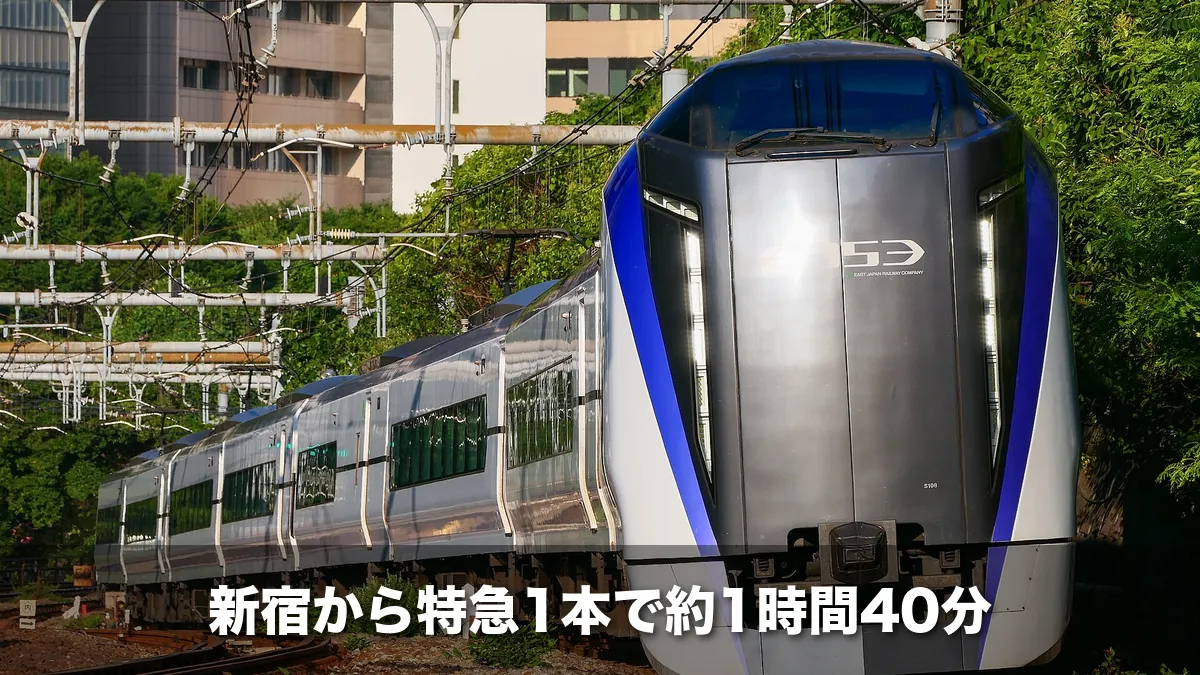 中央本線を走るE353系の特急