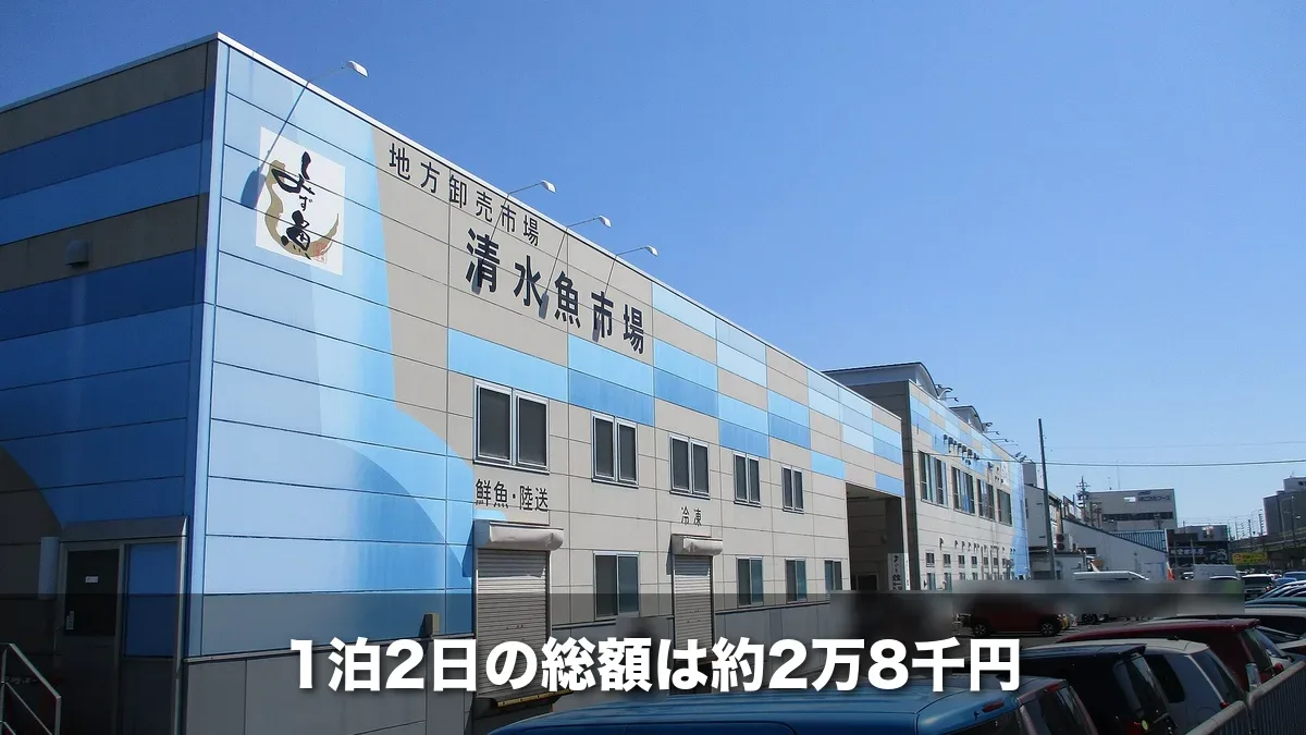 清水魚市場 河岸の市の建物