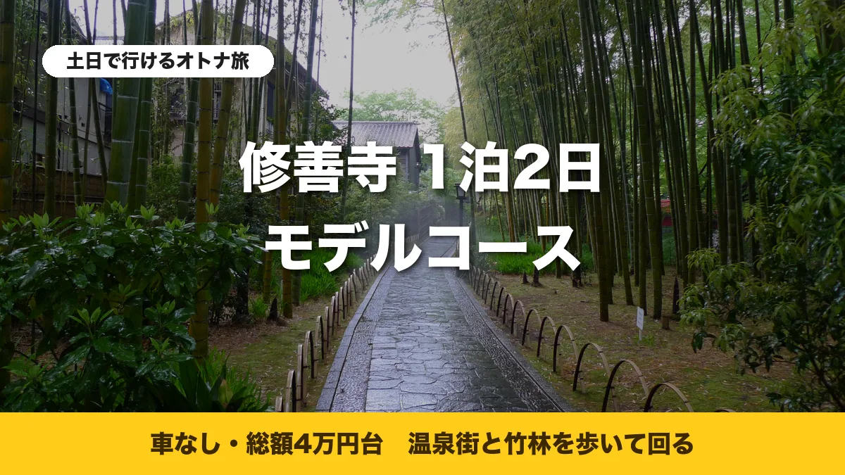 修善寺温泉の竹林の小径