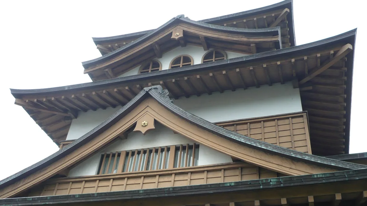 高島城の天守